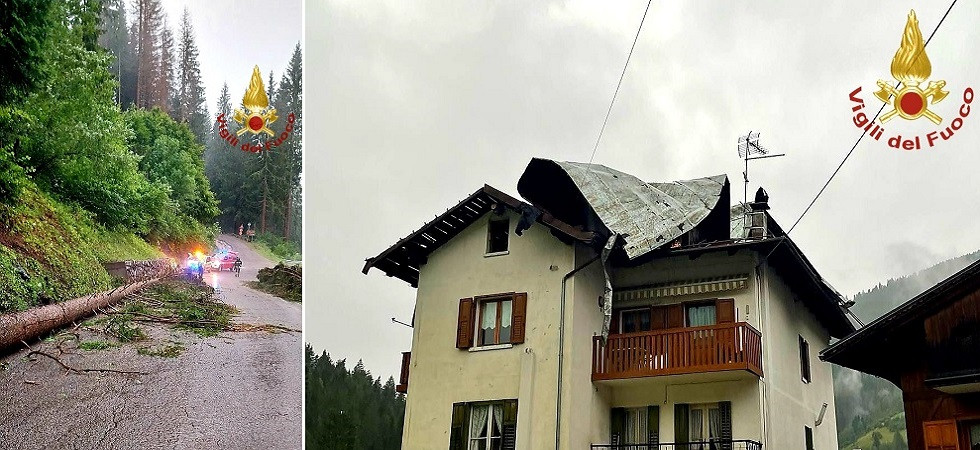 Maltempo, paura in una colonia per danni al tetto: spostati un centinaio di ospiti